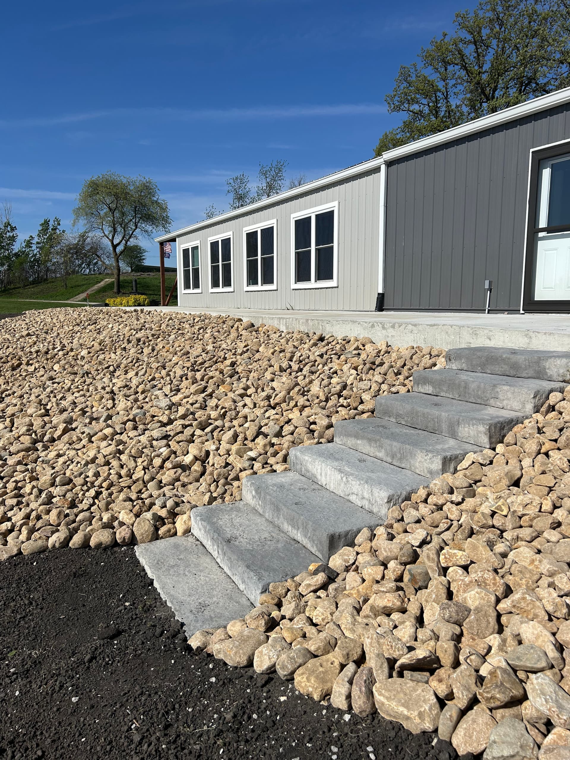 Gallery photos for Rip Rap and Step Install That Solved Real Erosion Problems: Image #1