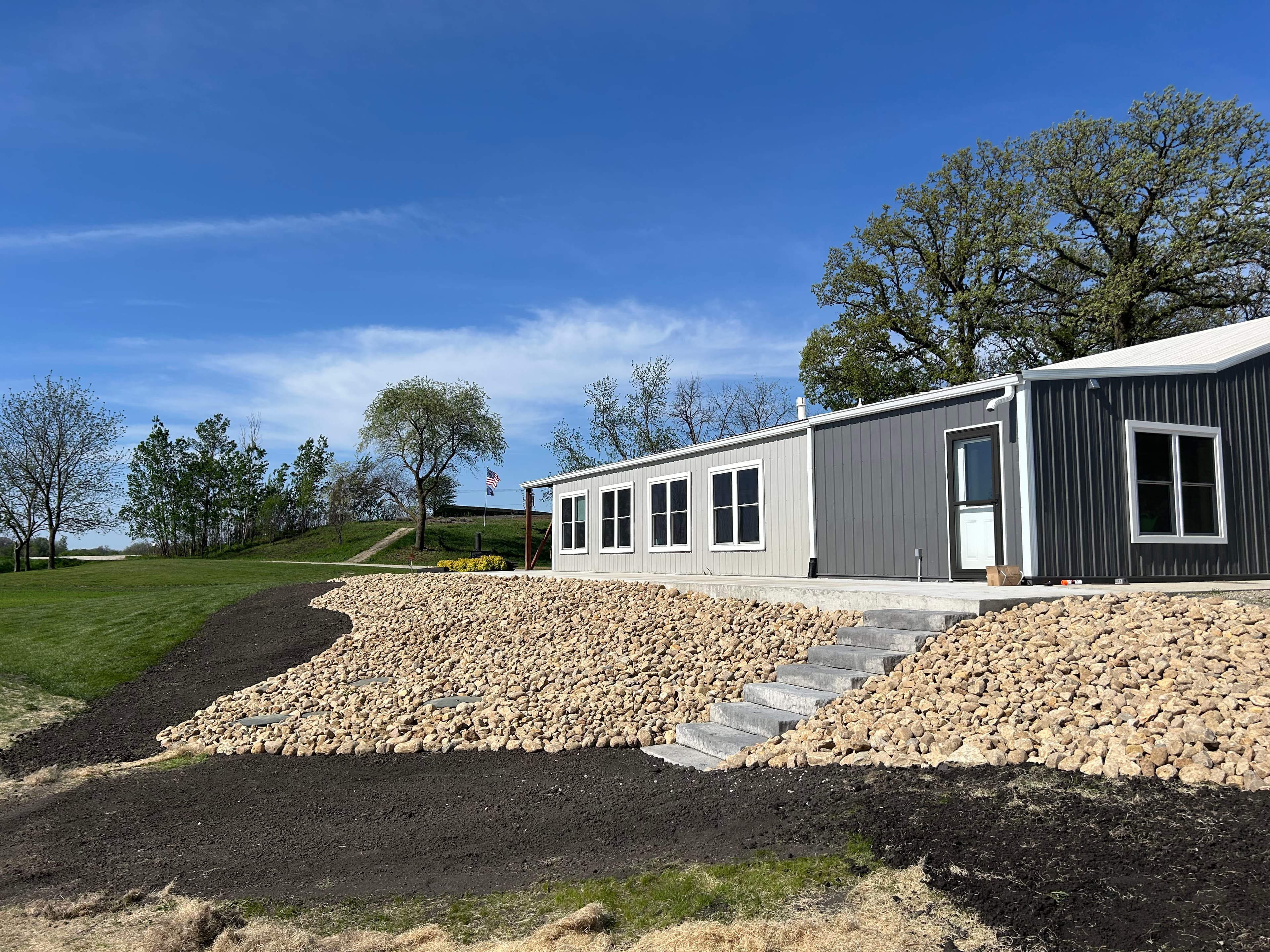 Project Rip Rap and Step Install That Solved Real Erosion Problems image