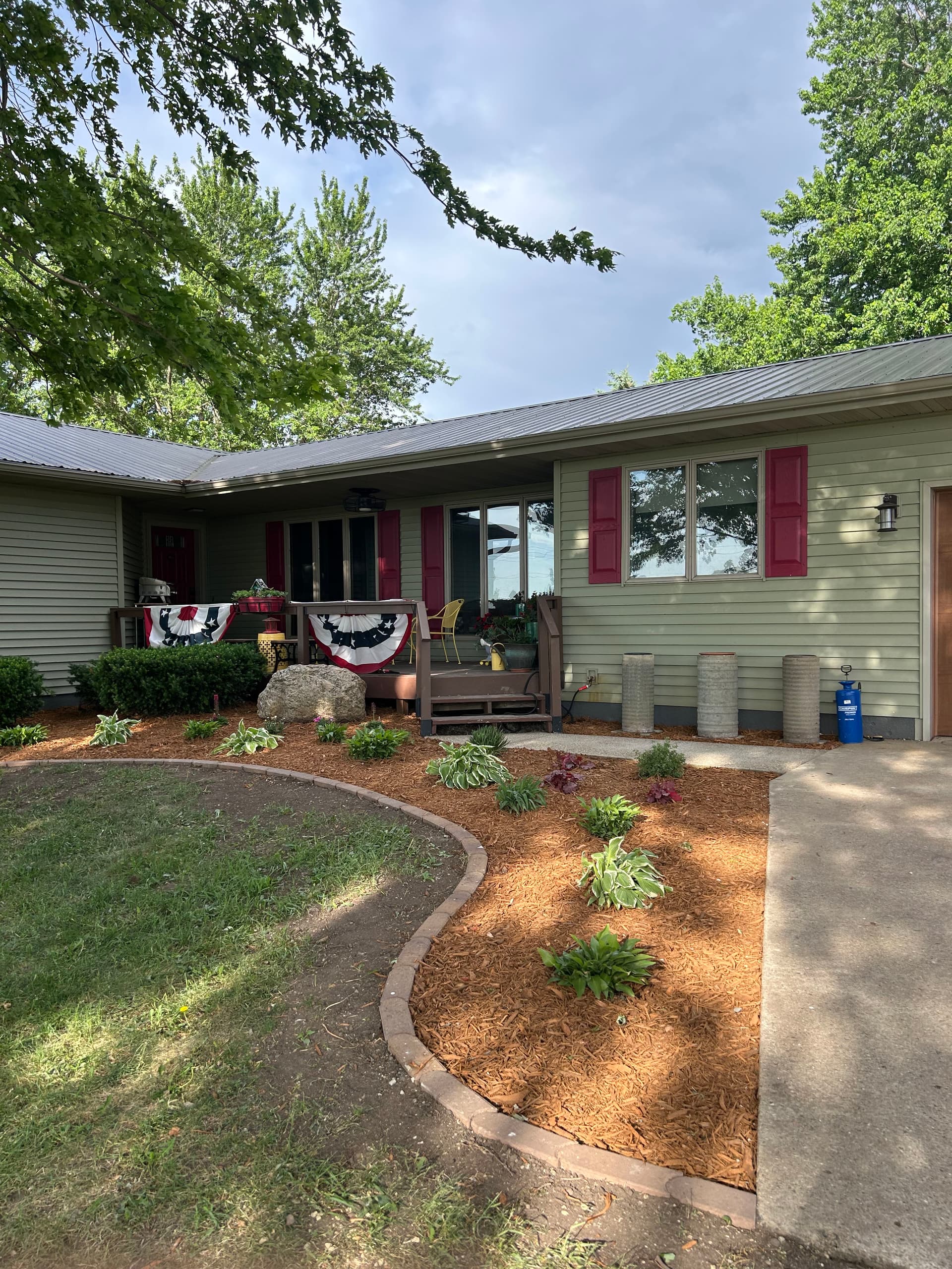 Retaining Wall, Patio, and Full Landscaping Overhaul image