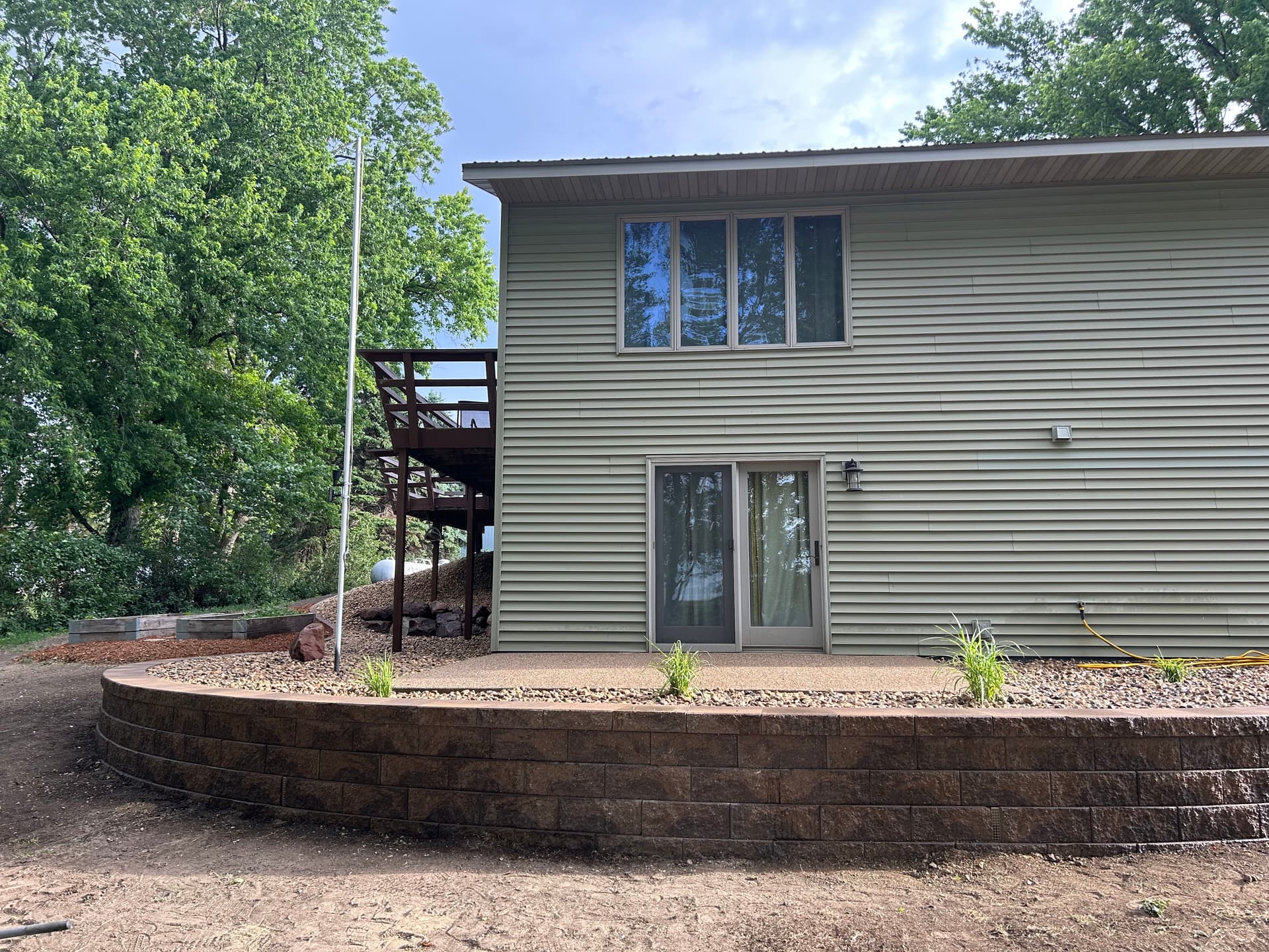 Gallery photos for Retaining Wall, Patio, and Full Landscaping Overhaul: Image #5