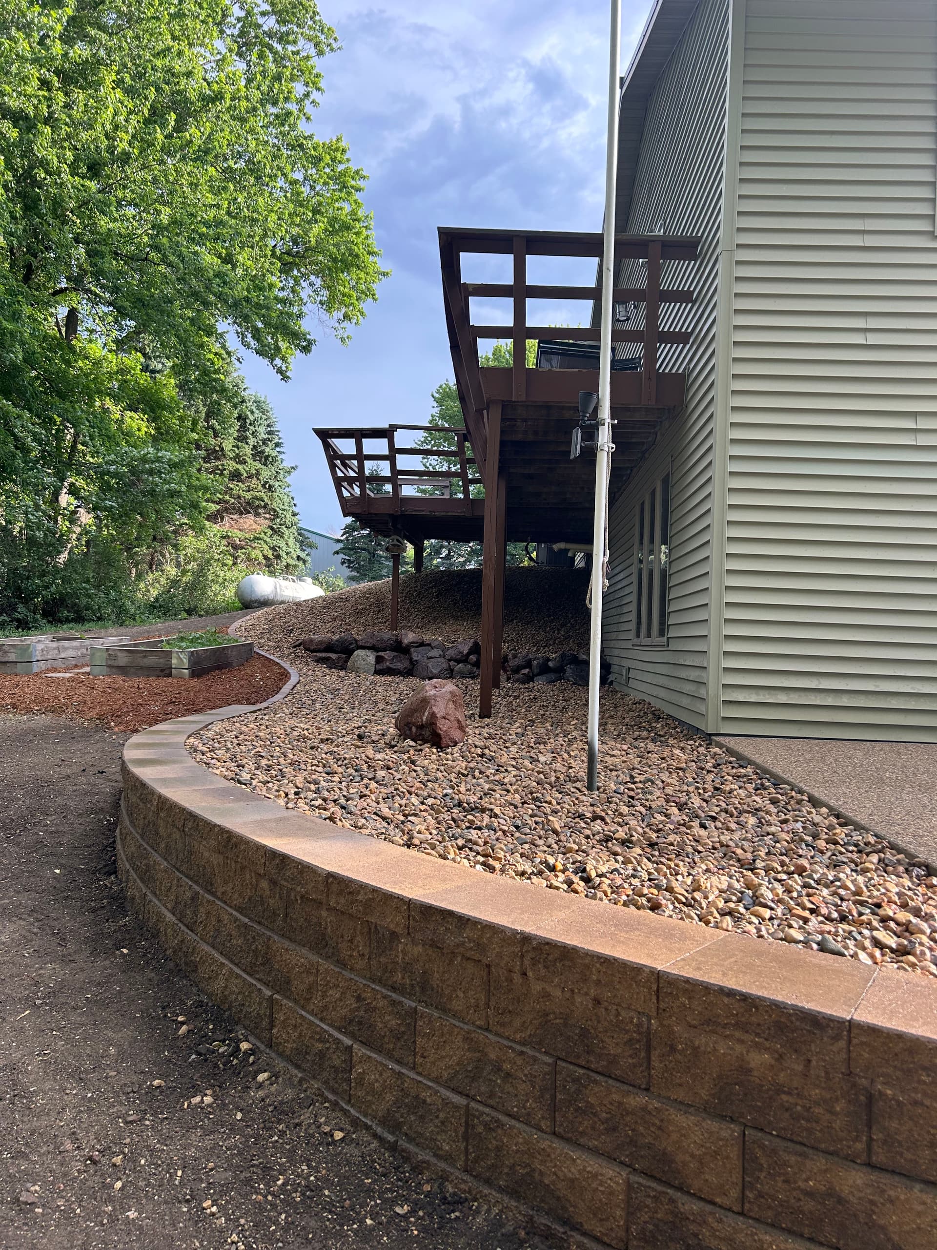 Gallery photos for Retaining Wall, Patio, and Full Landscaping Overhaul: Image #7