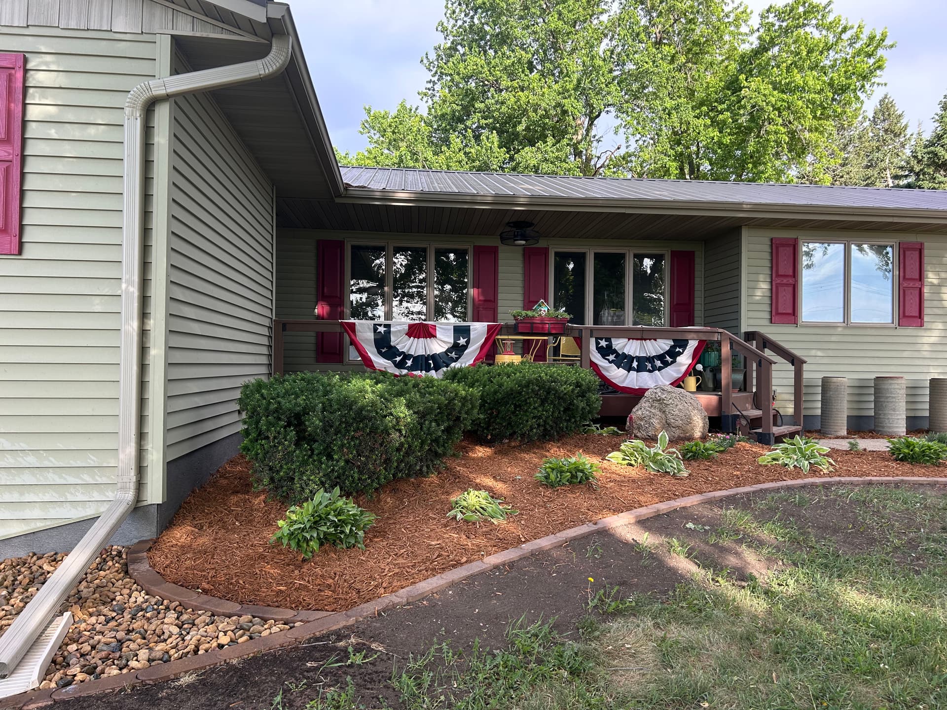Gallery photos for Retaining Wall, Patio, and Full Landscaping Overhaul: Image #1